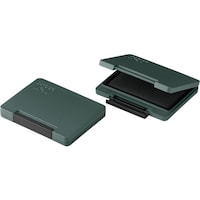 シヤチハタ シヤチハタ 強着スタンプ台タートプラスチック用大形 黒