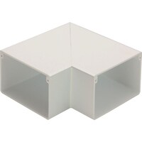 マサル工業 マサル エムケーダクト付属品 平面マガリ 130×60型 クリーム MDM1365 1個