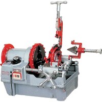 レッキス工業 REX 自動切上ダイヘッド付パイプマシン N100A 35A400 1台