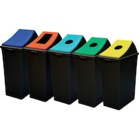 テラモト テラモト エコン ダストボックス#45黒 蓋 イエロー