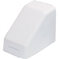 マサル工業 マサル メタルモール付属品 コーナーボックス A型 ホワイト