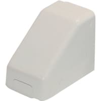 マサル工業 マサル メタルモール付属品 コーナーボックス A型 ミルキーホワイト A1083 1個