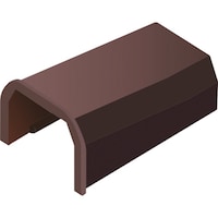 マサル工業 マサル ニュー・エフモール付属品 ブッシング 2号 チョコ SFMB29 1個