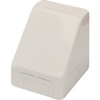 マサル工業 マサル メタルモール付属品 コーナーボックス C型 ミルキーホワイト