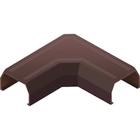 マサル工業 マサル ニュー・エフモール付属品 マガリ 2号 チョコ SFMM29 1個