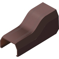 マサル工業 マサル ニュー・エフモール付属品 コンビネーション 4号 チョコ SFMC49 1個