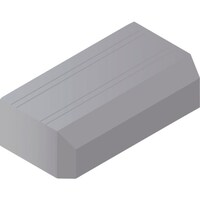 マサル工業 マサル ニュー・エフモール付属品 エンド 1号 グレー