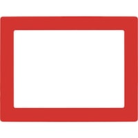 日本緑十字社 緑十字 路面用区画標識(A3用紙対応タイプ) 赤 YKHA3R 398×522mm 裏テープ付