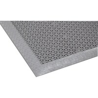 山崎産業 コンドル 風除室用マット ブイステップマット7 #13 900×1350 グレー