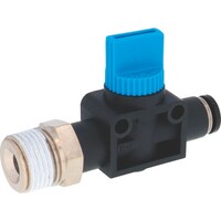 ニホンピスコ PISCO ハンドバルブ ストレートB3方弁チューブR3/8出力6