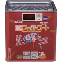 アサヒペン アサヒペン 油性スーパーコート 10L こげ茶