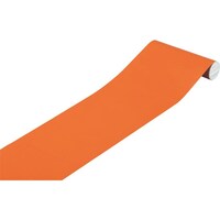 日本緑十字社 緑十字 配管識別テープ 黄赤(オレンジ) AH504(大) 150mm幅×2m アルミ