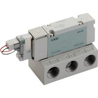 CKD CKD パイロット式5ポート弁 ベース配管 4GB310R08E21 1個