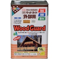 アサヒペン アサヒペン ウッドガード外部用 14L ライトオーク
