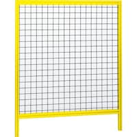 トラスコ中山 TRUSCO アルミ安全フェンス 間口1000mmX高さ1000mm ピッチ30 イエロー AF1010Y 1台