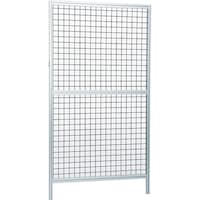 トラスコ中山 TRUSCO アルミ安全フェンス 間口1000mmX高さ1800mm ピッチ30 シルバー AF1810SV 1台