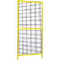 トラスコ中山 TRUSCO アルミ安全フェンス 間口1000mmX高さ1800mm ピッチ30 イエロー AF1810Y 1台