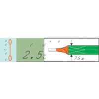 トラスコ中山 TRUSCO ベルトスリング JIS3等級 両端アイ形 75mmX9.5m G7595 1本