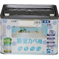 アサヒペン アサヒペン NEW水性インテリアカラー浴室カベ用 5L 白