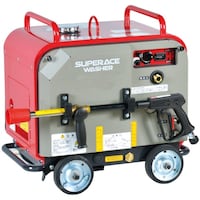 スーパー工業 スーパー工業 エンジン式高圧洗浄機 SEV1620SS 防音タイプ SEV1620SS 1台