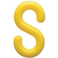 ニッサチェイン ニッサチェイン Sフック 6mm(兼4mm) 黄 (50個入)