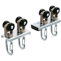 岡田装飾金物 岡田 カーテンレール D40マグネットランナー(両開)ワンタッチランナーAタイプ