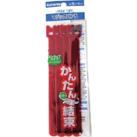 ユタカメイク ユタカメイク マジックバンド レッド 19mm×15cm 4本入