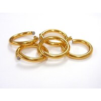 ニッサチェイン ニッサチェイン 金色アルミリング (200個入) ASR3022GD 1箱(200個)