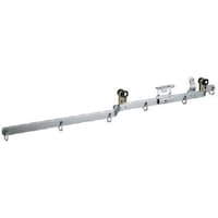 岡田装飾金物 岡田 カーテンレール D40交叉ランナーロング(紐引用)