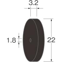 リューター リューター ホイール型シリコンゴム砥石
