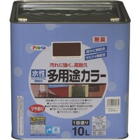 アサヒペン アサヒペン 水性多用途カラー10L ブラウン