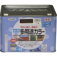 アサヒペン アサヒペン 水性多用途カラー5L こげ茶