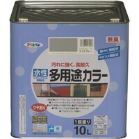 アサヒペン アサヒペン 水性多用途カラー10L ライトグレー