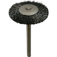 リューター リューター 軸付ホイール型ブラシ軸径(mm):2.34毛材:硬鋼線