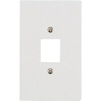 マサル工業 マサル エムケーダクト付属品 DCホルダー 3号 1個用 ホワイト(取付枠同梱)