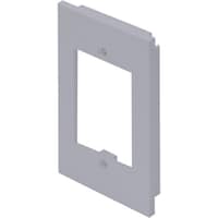 マサル工業 マサル エムケーダクト付属品 DCフレーム 1連 グレー