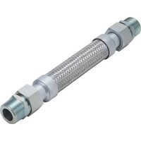 ナンゴクフレキコウ NFK スリムユニオン式(メタルタッチ)フレキシブルホース オス×オス型 継手SS400 40A×1500L