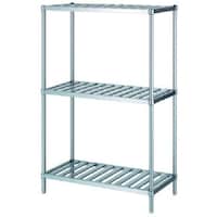 シンコー シンコー ステンレスラックスノコ棚3段 RSN3型 SUS304 1788×888×1800 RSN318090 1台
