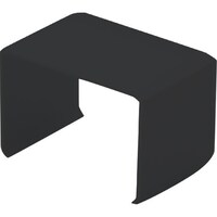 マサル工業 マサル 屋外用エムケーダクト付属品 ジョイントカバー 0号 ブラック