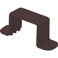 マサル工業 マサル 屋外用エムケーダクト付属品 固定バンド 3号 チョコ MDA39 1個