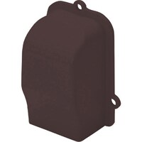 マサル工業 マサル 屋外用エムケーダクト付属品 引込カバー 2号 チョコ MDHC29 1個