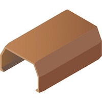 マサル工業 マサル ニュー・エフモール付属品 ジョイントカバー 0号 ブラウン