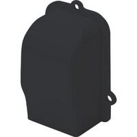 マサル工業 マサル 屋外用エムケーダクト付属品 引込カバー 3号 ブラック MDHC3W 1個