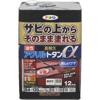 アサヒペン アサヒペン 油性高耐久アクリルトタン用α 12KG 赤さび