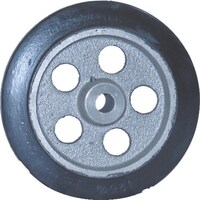 ヨドノ ヨドノ 軽量用ゴム車輪ベアリング無 200φ LA200 1個