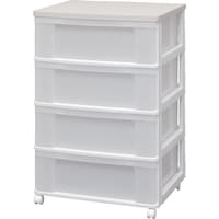 アイリスオーヤマ IRIS 226129 ウッドトップチェスト ホワイト/ホワイト W654PWW 1台