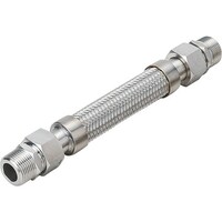 ナンゴクフレキコウ NFK スリムユニオン式(メタルタッチ)フレキシブルホース オス×オス型 継手SUS304(ALLSUS304) 32A×1200L