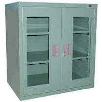 大阪製罐 OS ロッカーSアクリル扉付 最大積載量300kg 棚板2枚(若草色) 800SA 1個