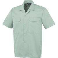 コーコス信岡 コーコス 開襟半袖シャツA6657 9 グリーン SS A66579SS 1枚