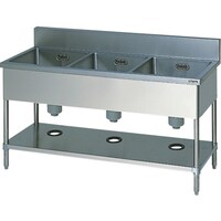 マルゼン Maruzen 三槽シンク(ホース付) BS3156 1台